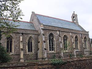 The exterior of All Saint's Church at Stoke Ferry, West Norfolk.
