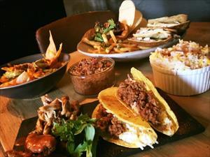 Fantastic themed food served at The Rose & Crown in Harpley, west Norfolk.