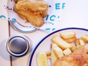Delicious dishes served at Eric's Fish and Chips.