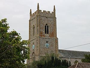 The parish church at Great Massingham, west Norfolk.