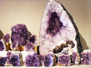 The wide range of crystals and fossils available in Crystal Cave and Serenity.