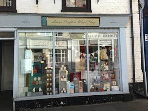 Exterior of Laina Crafts & Wool Shop in Downham Market, west Norfolk.