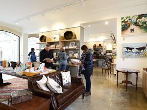 Courtyard Giftshop at Holkham Hall in west Norfolk.