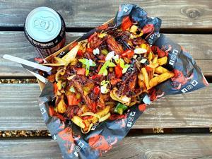 Delicious meat platters served at Liquor and Loaded in King's Lynn.