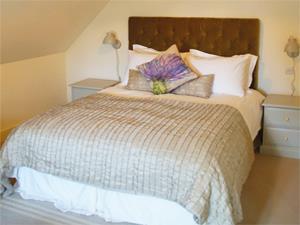 A double bedroom inside The Hero at Burnham Overy Staithe, west Norfolk.