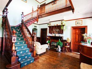 The reception area inside The Grange Hotel in King's Lynn, west Norfolk.