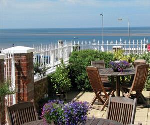 Sea view from The Burleigh in west Norfolk.