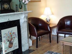 Lounge area inside The Burleigh in west Norfolk.
