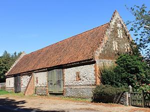 Tithe Barn in Dersingham Village, west Norfolk.