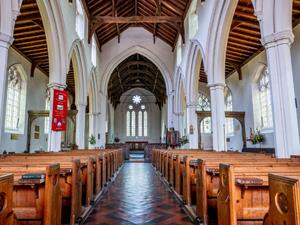 Church of St James the Great in King's Lynn, west Norfolk.