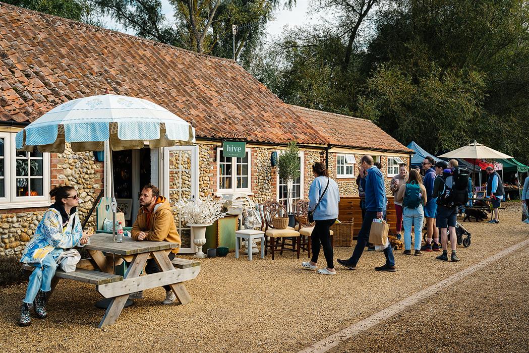 Exterior at Creake Abbey Cafe and Shops