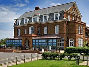Exterior Best Western Le Strange Arms Hotel in Old Hunstanton, west Norfolk.