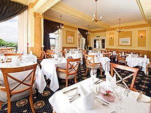 Best Western Le Strange Arms Hotel dining room in Old Hunstanton, west Norfolk.