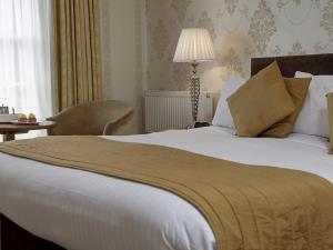 Le Strange Arms Hotel Bedroom in Old Hunstanton, west Norfolk.