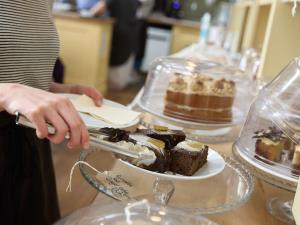 Delicious baked goods sold at Creake Abbey in west Norfolk.