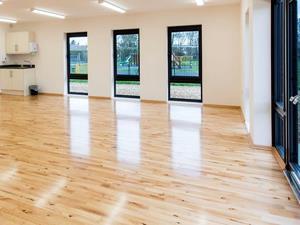 The open spaces available inside Marshland Hall and Tearoom, west Norfolk.