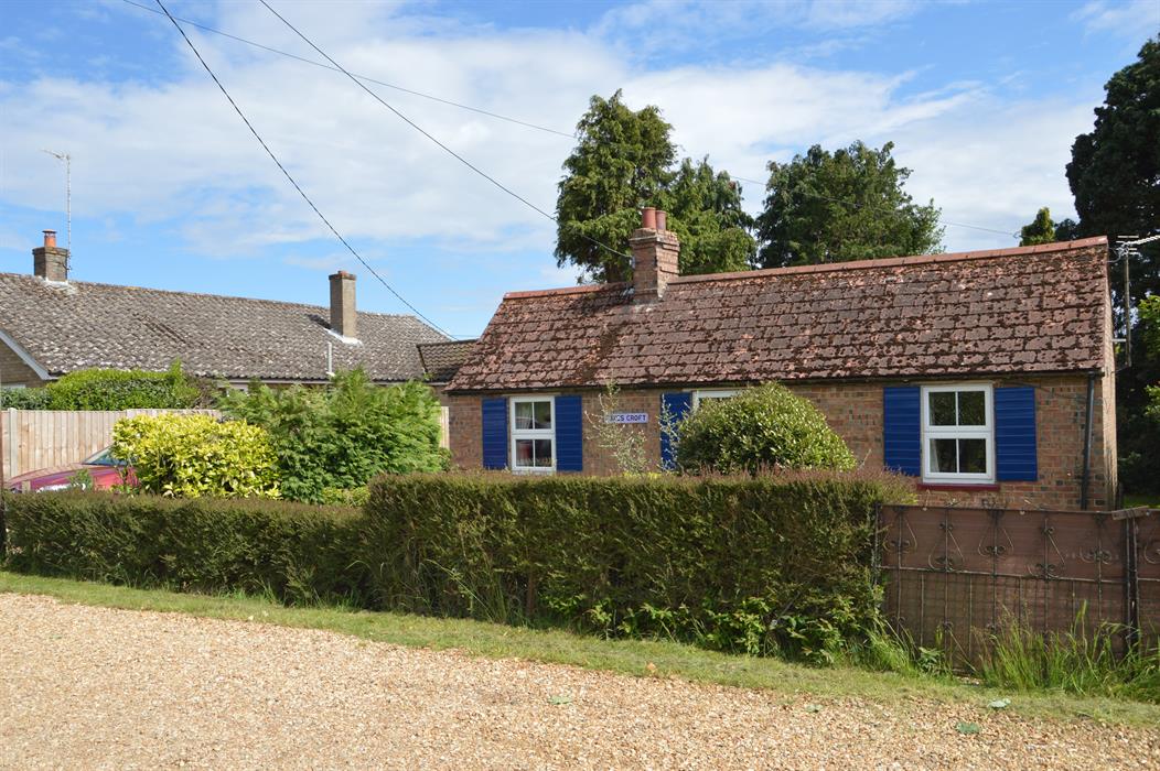 The exterior of Foxes Croft self-catering property in west Norfolk.