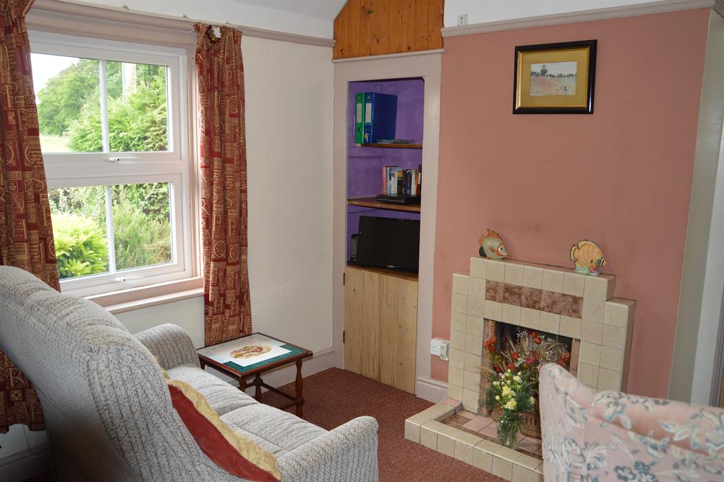The living area in Foxes Croft in west Norfolk.