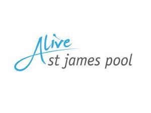 The Alive St. James Pool logo.
