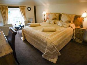 Double bedroom at The King William IV in west Norfolk.