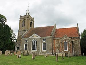 The North Runcton parish church, west Norfolk.