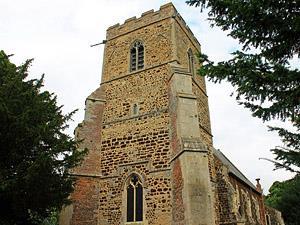 The village church at Stow Baldolph in west Norfolk.
