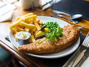 Fine food available at The Chequers in west Norfolk.