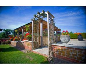 Outdoor area at The King William IV in west Norfolk.