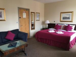 Double bedroom at The Marine Hotel in Hunstanton, west Norfolk.