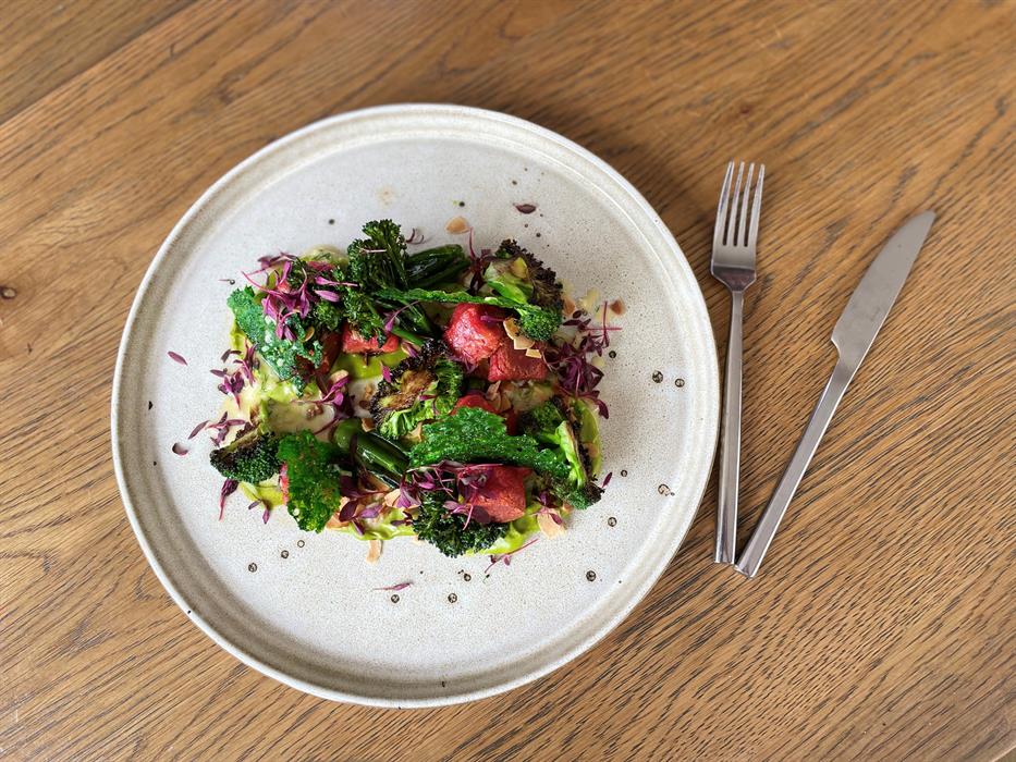 A delicious dish served at Caley Hall Hotel in Old Hunstanton.