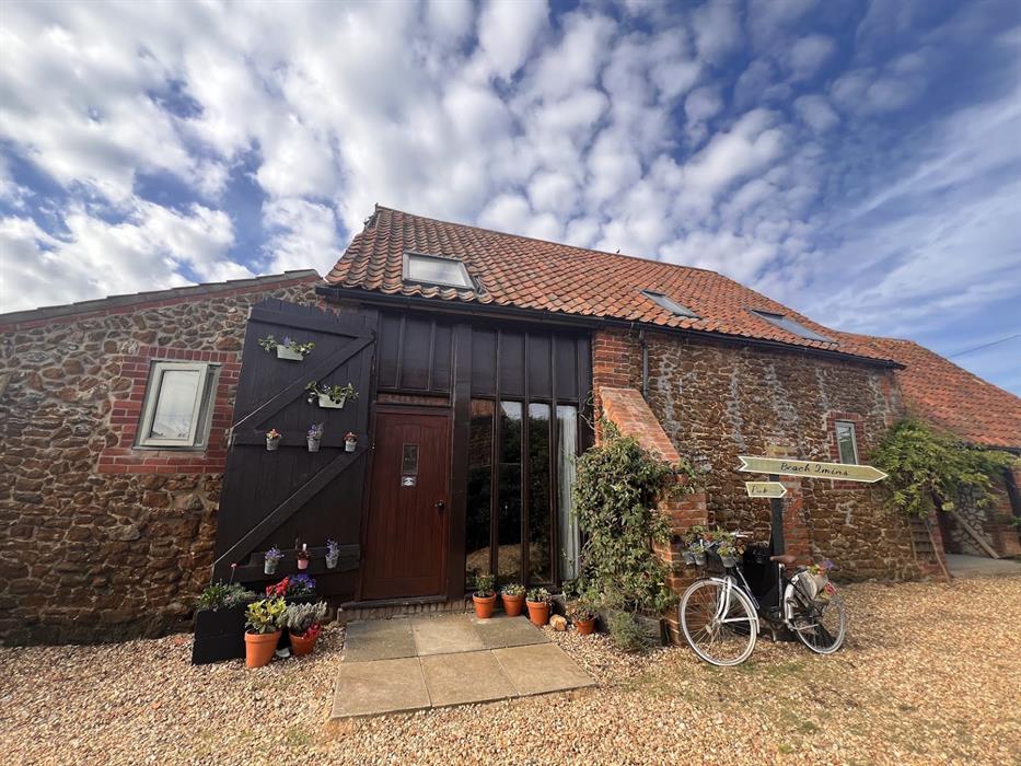 Outside The Old Barn in Heacham, west Norfolk.