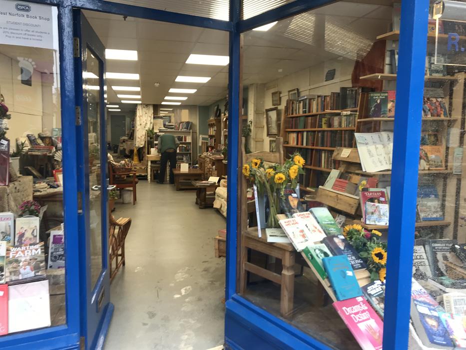 Showing the front of the shop.