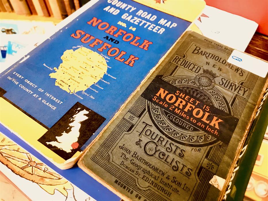 Old Norfolk maps on show.