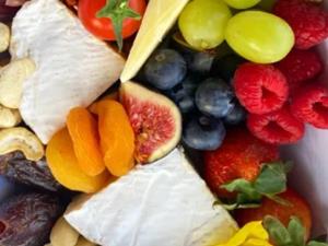 Fresh fruit served at Wittles Castle Acre, west Norfolk.