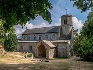 The village church at Sedgeford in west Norfolk.