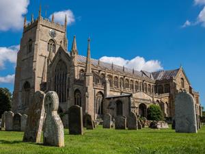 The magnificent parish church at Terrington St Clement in west Norfolk.