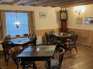 Dining area inside The Crown in Downham Market, west Norfolk.