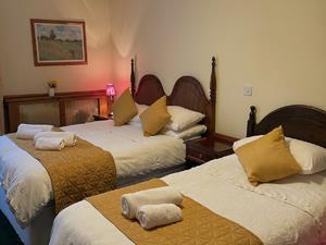 Family bedroom inside The Crown in Downham Market, west Norfolk.