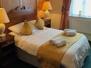 Double bedroom inside The Crown in Downham Market, west Norfolk.