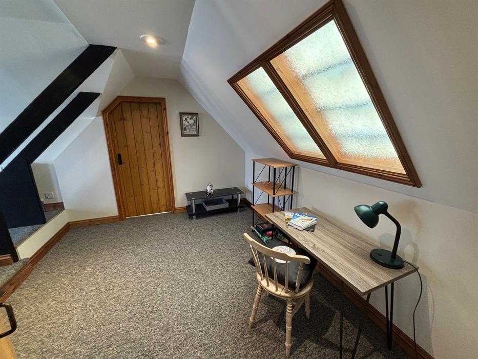 The quiet workspace area.