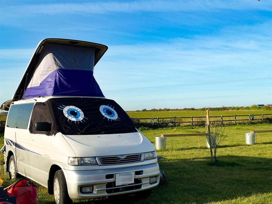 Hunstanton Camping Camper Van Pitches Views out over the meadows