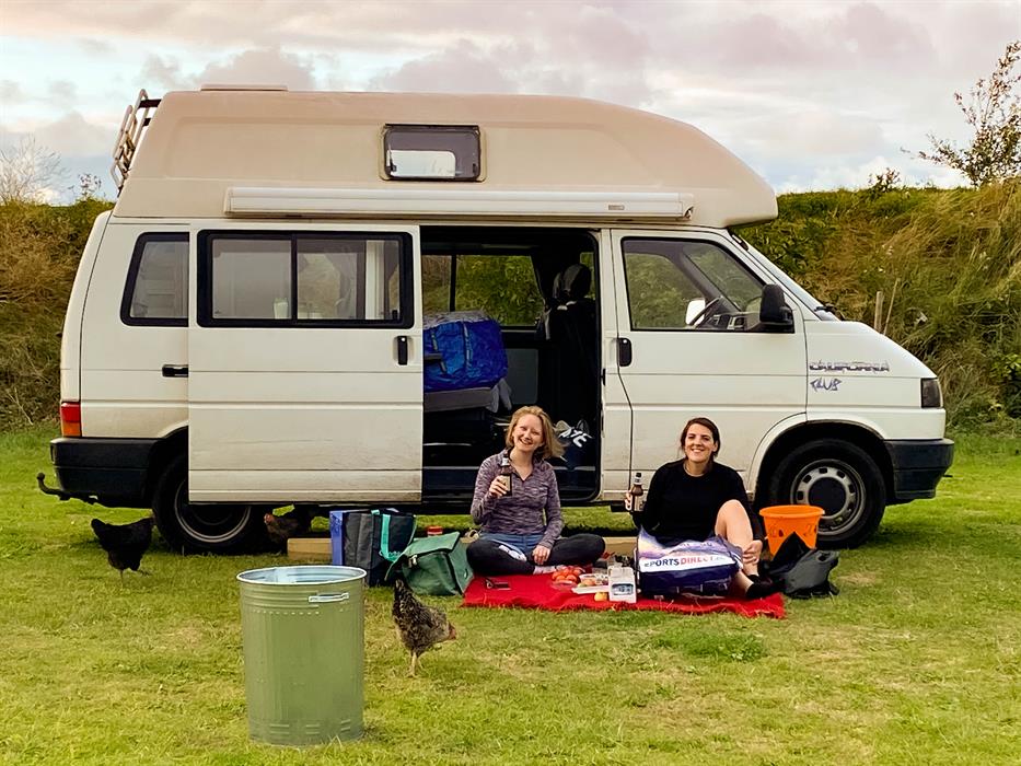Hunstanton Camping Campervan Pitches Drinks with Friends