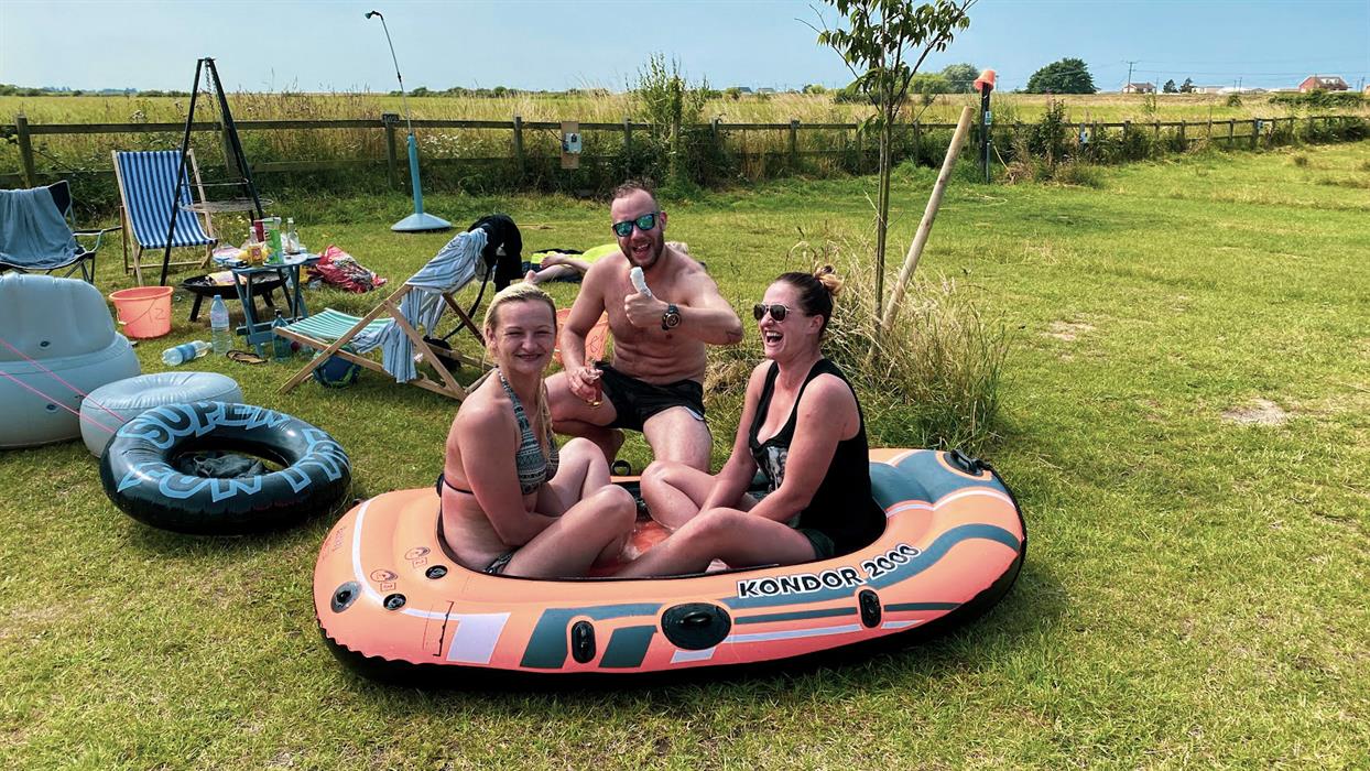 Hunstanton Camping with friends