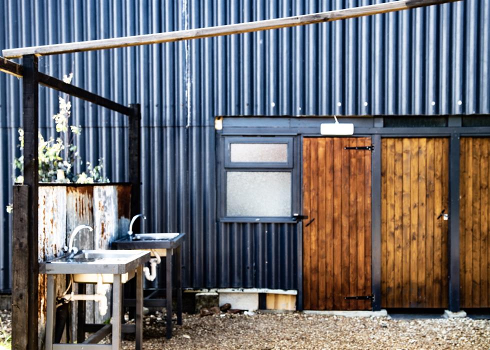 Hunstanton Camping Washing Up Area