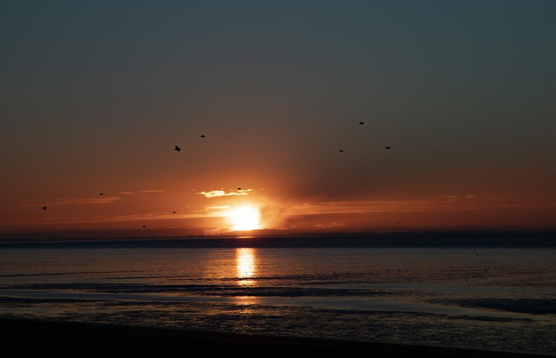 West facing beach for east coast sunsets