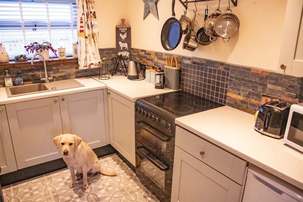 self catering kitchen in the dairy